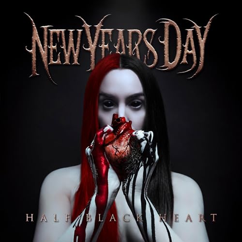 NEW YEARS DAY - HALF BLACK HEART (SILVER LP)
