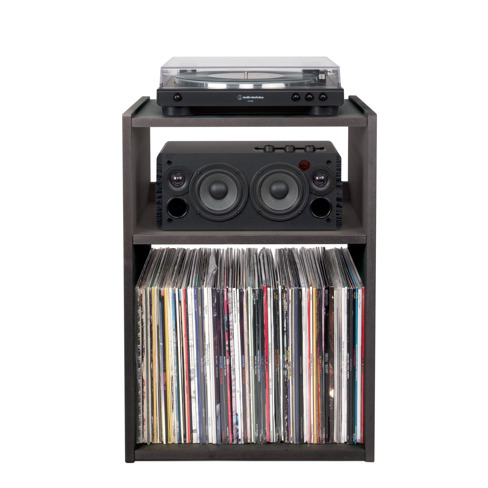 Line Phono: All-In-One Turntable / Speaker / Cube PLUS Stand Package