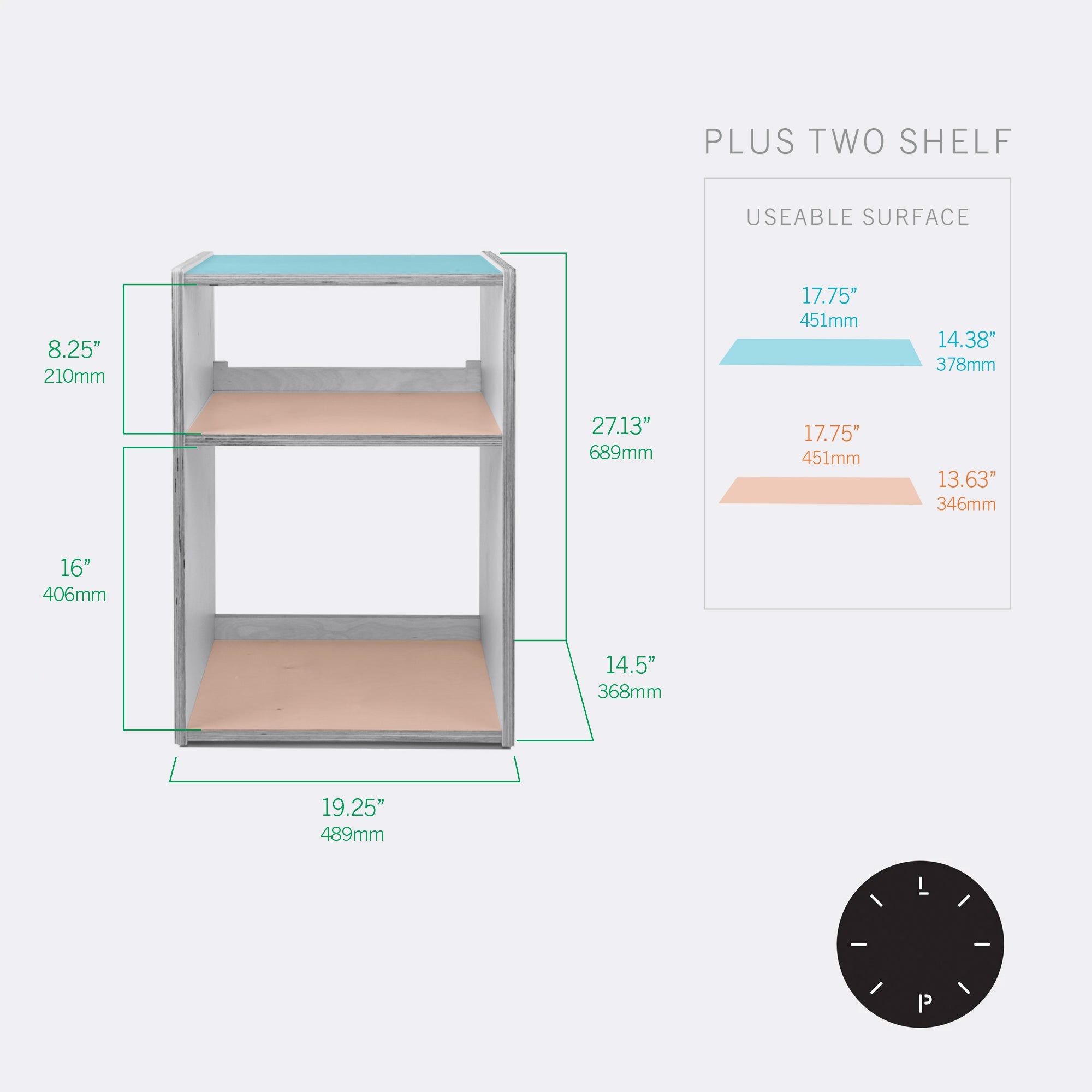 Line Phono: All-In-One Turntable / Speaker / Cube PLUS Stand Package