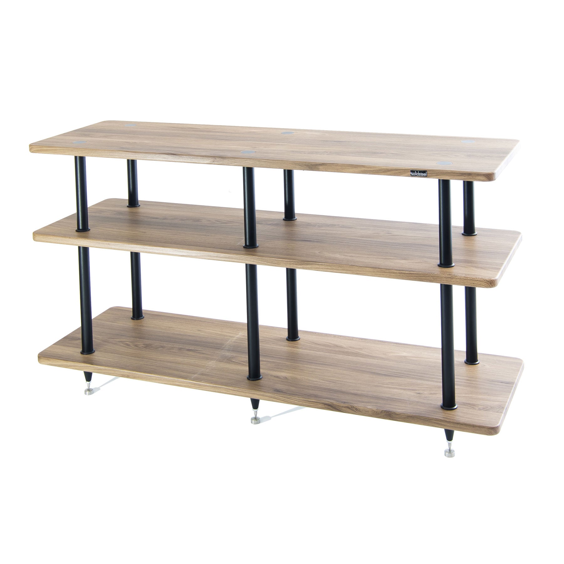 Solidsteel: VL-3 Turntable Shelf + Vinyl Record Storage - Walnut